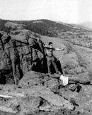 Truman Carter Archery Pose - 1930's or 1940's